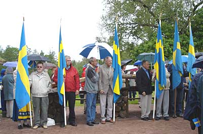 Kolbäcksföreningarnas fanborg.